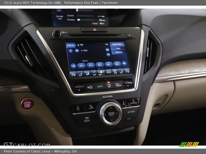 Performance Red Pearl / Parchment 2019 Acura MDX Technology SH-AWD