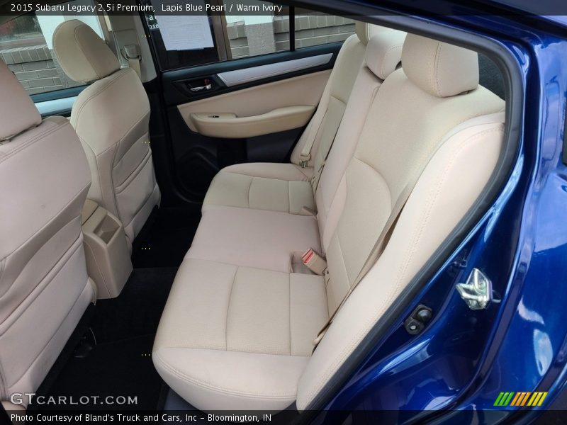 Rear Seat of 2015 Legacy 2.5i Premium