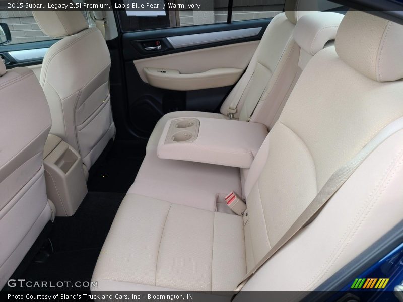 Rear Seat of 2015 Legacy 2.5i Premium