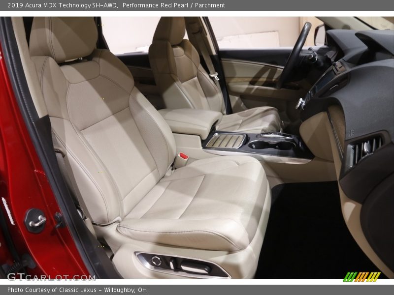 Performance Red Pearl / Parchment 2019 Acura MDX Technology SH-AWD