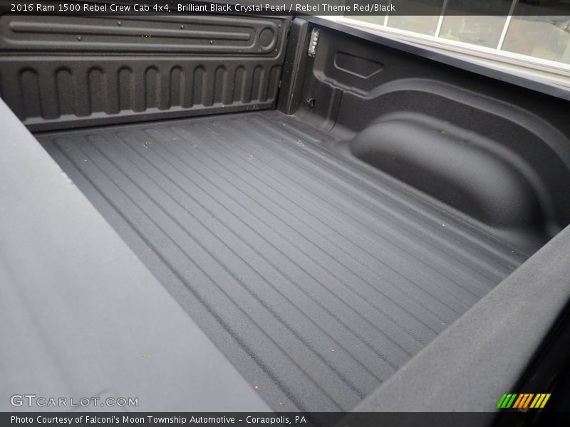 Brilliant Black Crystal Pearl / Rebel Theme Red/Black 2016 Ram 1500 Rebel Crew Cab 4x4
