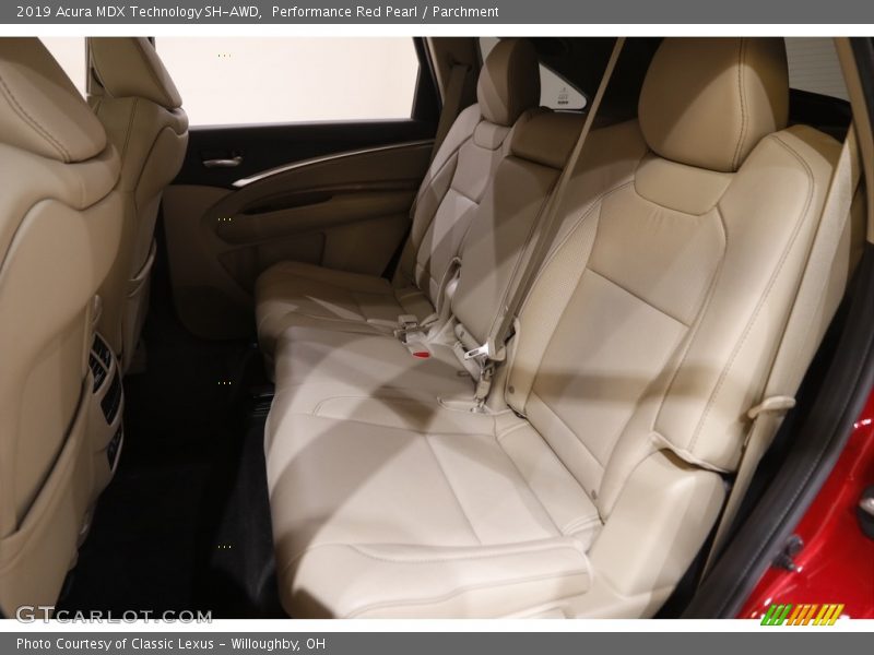 Performance Red Pearl / Parchment 2019 Acura MDX Technology SH-AWD