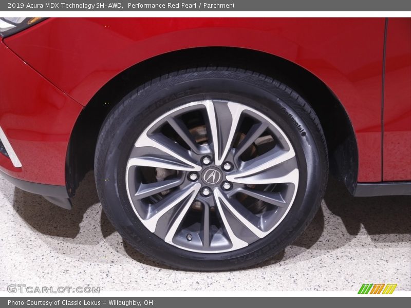Performance Red Pearl / Parchment 2019 Acura MDX Technology SH-AWD