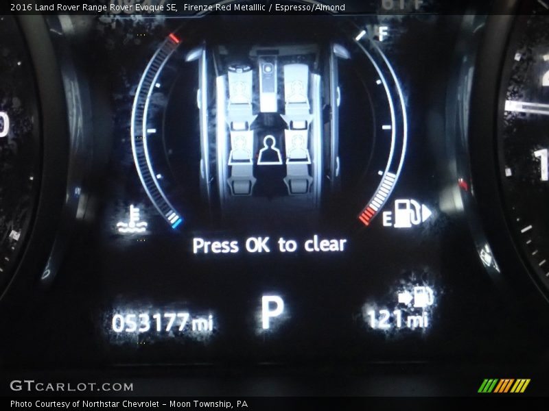 Firenze Red Metalllic / Espresso/Almond 2016 Land Rover Range Rover Evoque SE