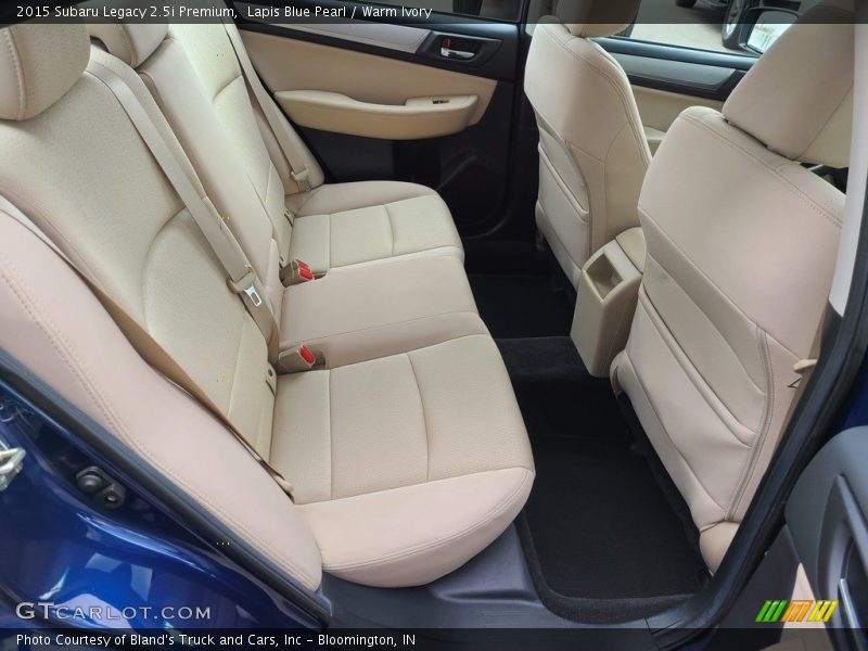 Rear Seat of 2015 Legacy 2.5i Premium