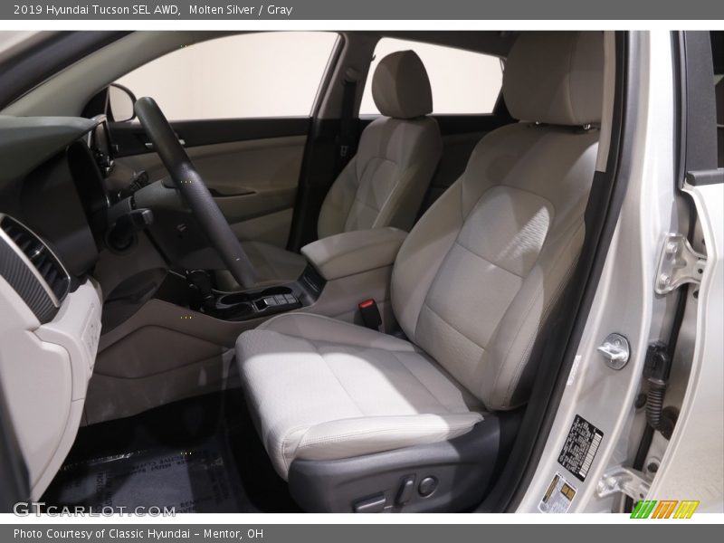 Molten Silver / Gray 2019 Hyundai Tucson SEL AWD
