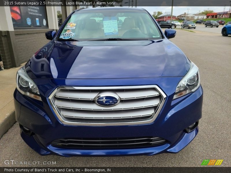 Lapis Blue Pearl / Warm Ivory 2015 Subaru Legacy 2.5i Premium