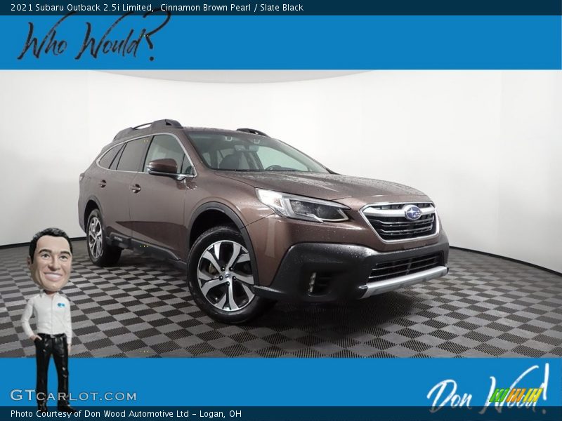Cinnamon Brown Pearl / Slate Black 2021 Subaru Outback 2.5i Limited