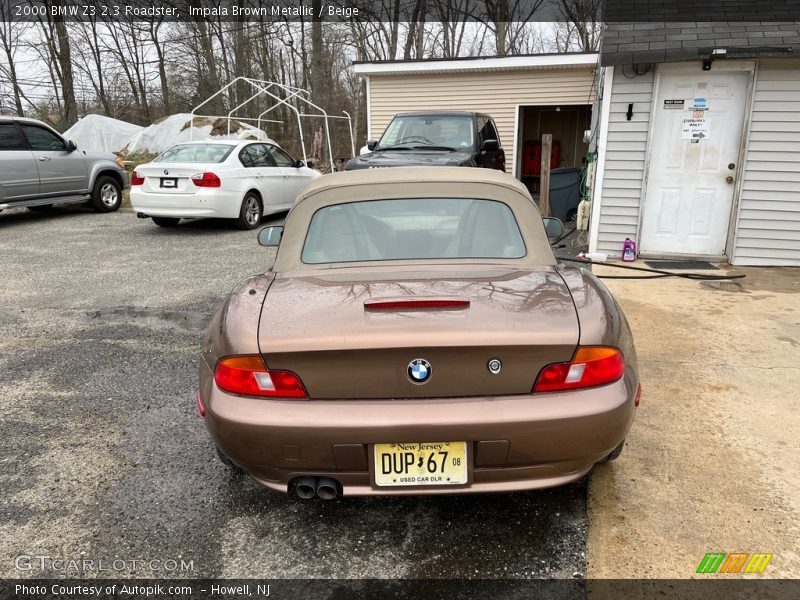 Impala Brown Metallic / Beige 2000 BMW Z3 2.3 Roadster