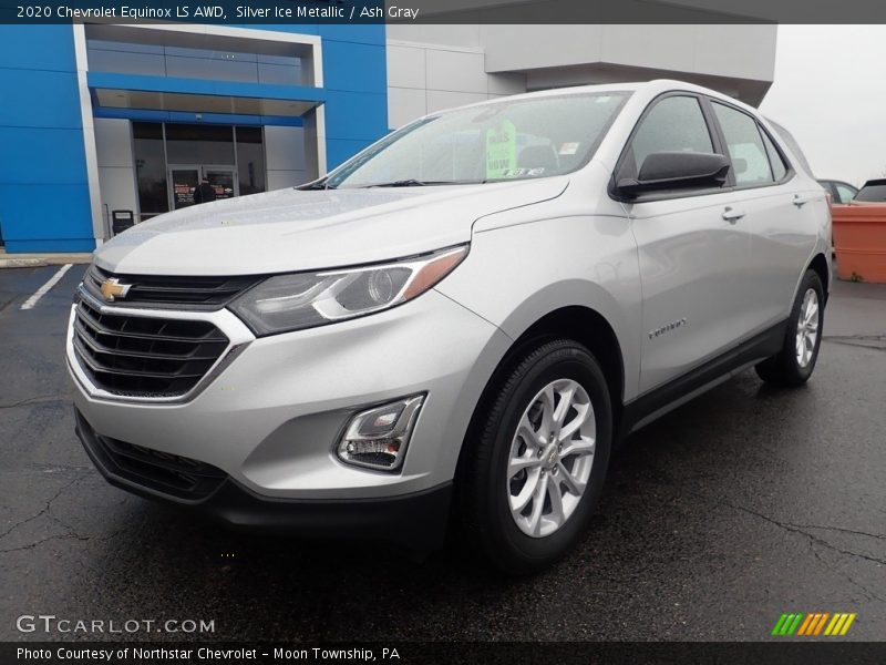 Silver Ice Metallic / Ash Gray 2020 Chevrolet Equinox LS AWD