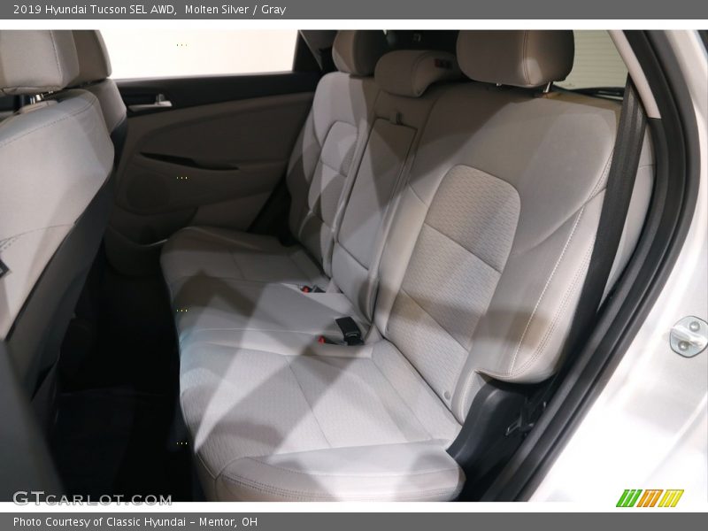 Molten Silver / Gray 2019 Hyundai Tucson SEL AWD