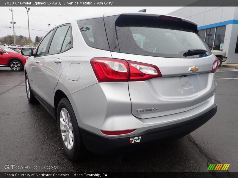 Silver Ice Metallic / Ash Gray 2020 Chevrolet Equinox LS AWD