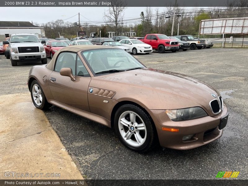 Impala Brown Metallic / Beige 2000 BMW Z3 2.3 Roadster