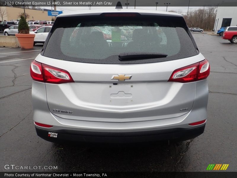 Silver Ice Metallic / Ash Gray 2020 Chevrolet Equinox LS AWD
