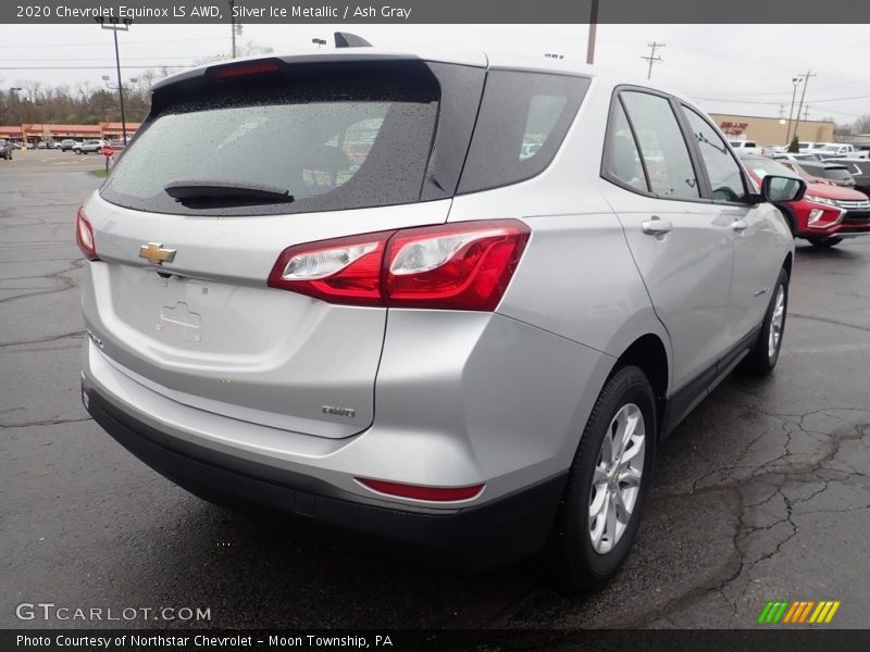 Silver Ice Metallic / Ash Gray 2020 Chevrolet Equinox LS AWD