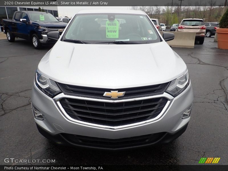 Silver Ice Metallic / Ash Gray 2020 Chevrolet Equinox LS AWD