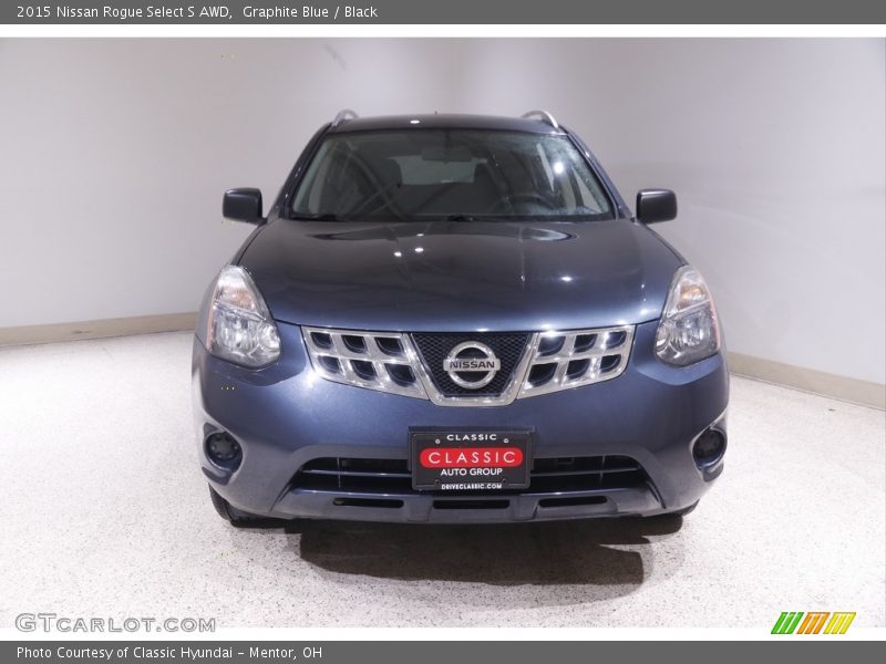 Graphite Blue / Black 2015 Nissan Rogue Select S AWD