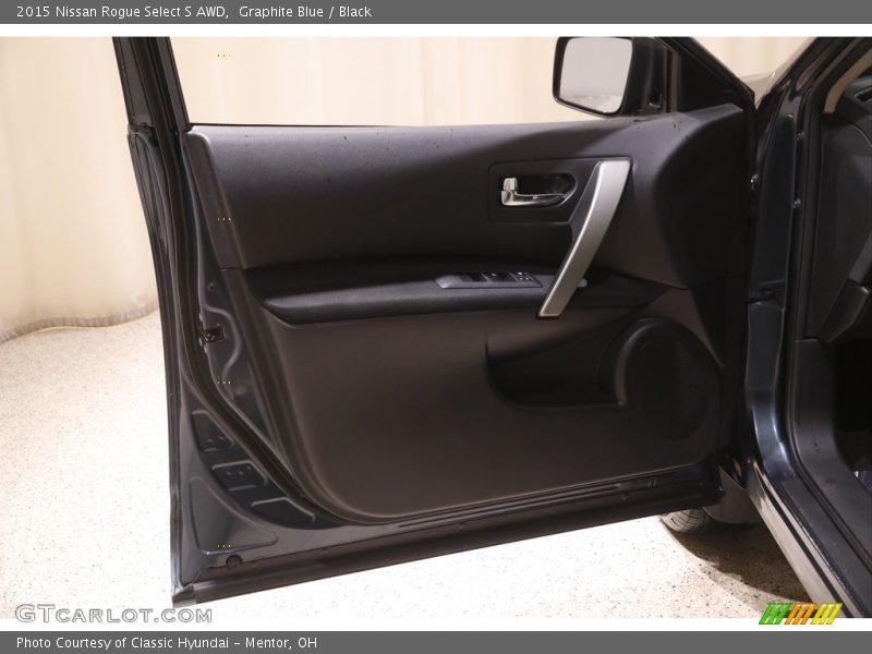 Graphite Blue / Black 2015 Nissan Rogue Select S AWD