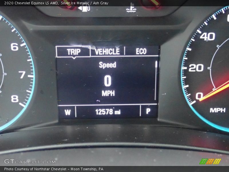 Silver Ice Metallic / Ash Gray 2020 Chevrolet Equinox LS AWD