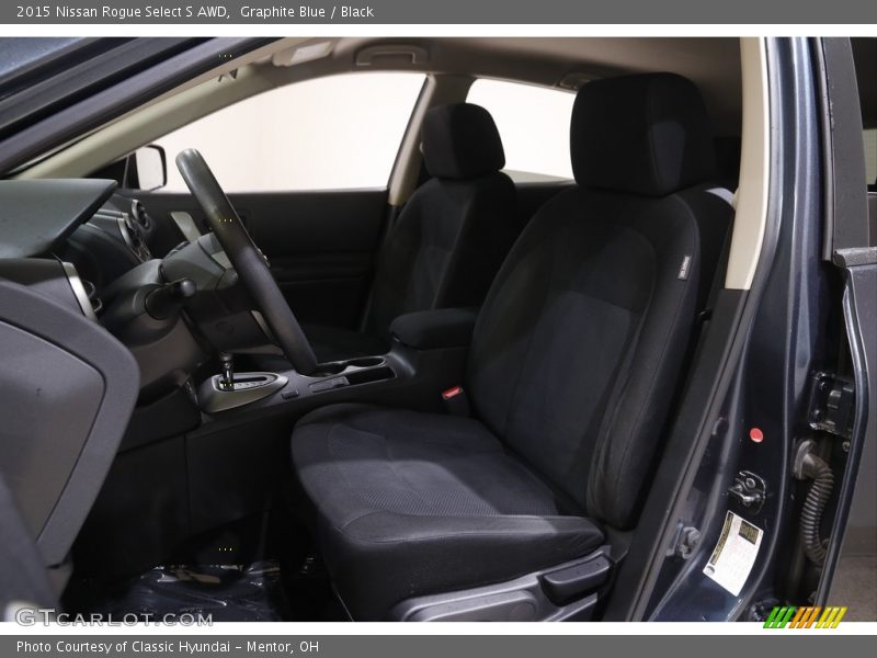 Graphite Blue / Black 2015 Nissan Rogue Select S AWD