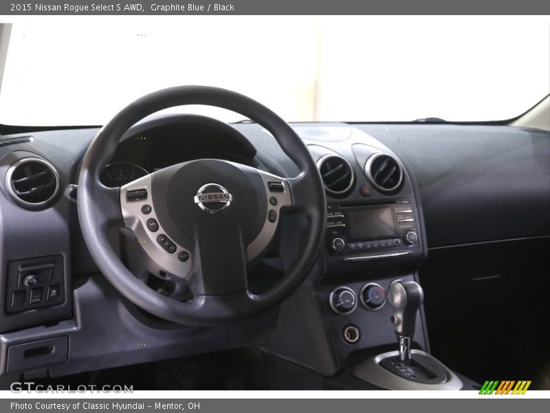 Graphite Blue / Black 2015 Nissan Rogue Select S AWD