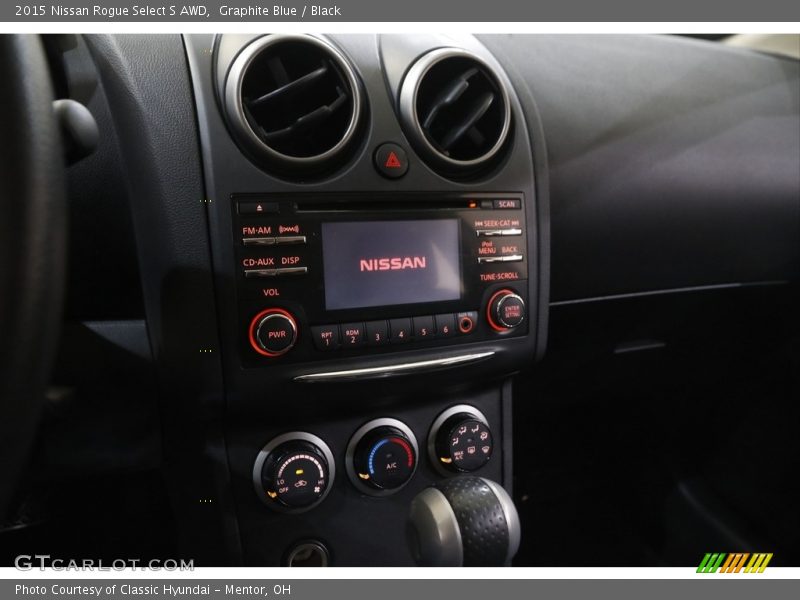 Graphite Blue / Black 2015 Nissan Rogue Select S AWD