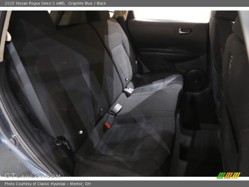 Graphite Blue / Black 2015 Nissan Rogue Select S AWD