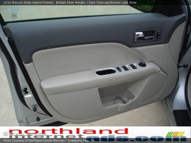 Brilliant Silver Metallic / Dark Charcoal/Medium Light Stone 2010 Mercury Milan Hybrid Premier