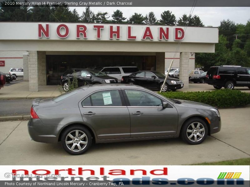 Sterling Gray Metallic / Dark Charcoal 2010 Mercury Milan I4 Premier