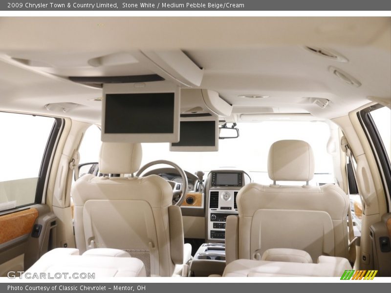 Stone White / Medium Pebble Beige/Cream 2009 Chrysler Town & Country Limited