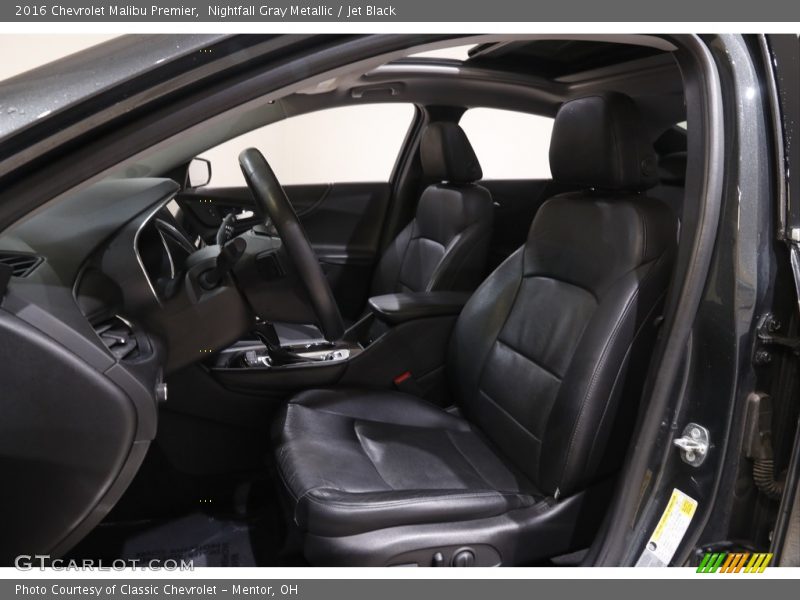 Nightfall Gray Metallic / Jet Black 2016 Chevrolet Malibu Premier