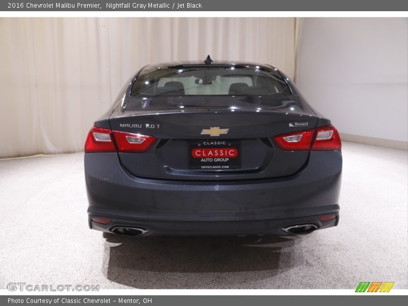 Nightfall Gray Metallic / Jet Black 2016 Chevrolet Malibu Premier