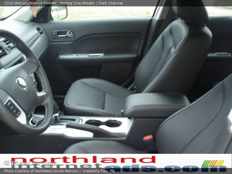 Sterling Gray Metallic / Dark Charcoal 2010 Mercury Milan I4 Premier