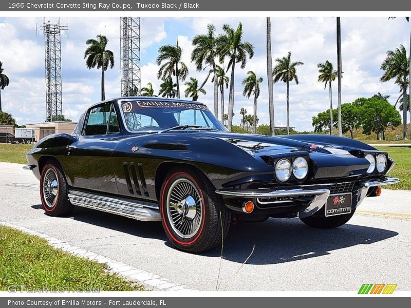  1966 Corvette Sting Ray Coupe Tuxedo Black