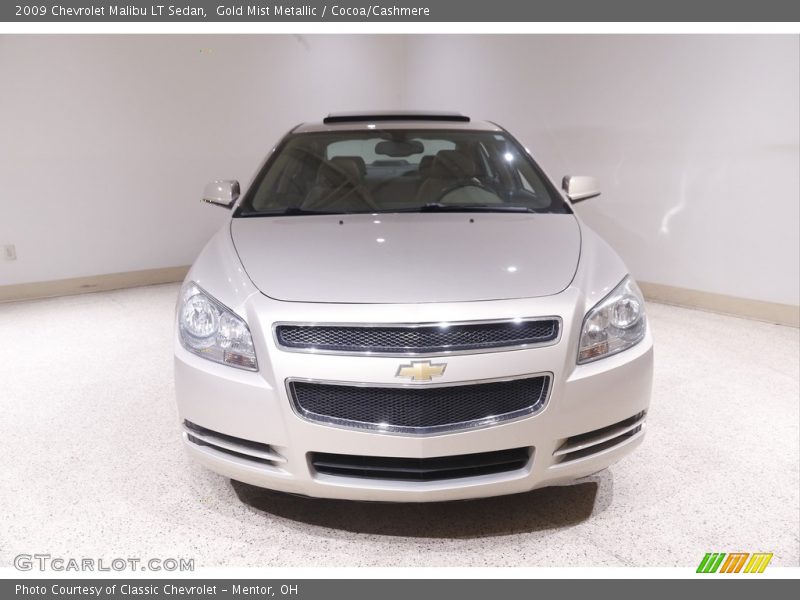 Gold Mist Metallic / Cocoa/Cashmere 2009 Chevrolet Malibu LT Sedan