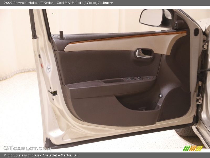 Gold Mist Metallic / Cocoa/Cashmere 2009 Chevrolet Malibu LT Sedan