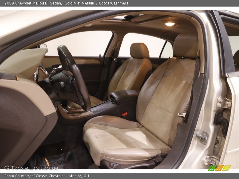 Gold Mist Metallic / Cocoa/Cashmere 2009 Chevrolet Malibu LT Sedan