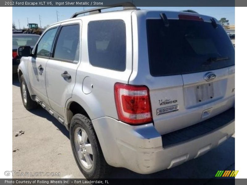 Ingot Silver Metallic / Stone 2012 Ford Escape XLT V6