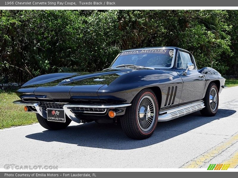 Tuxedo Black / Black 1966 Chevrolet Corvette Sting Ray Coupe