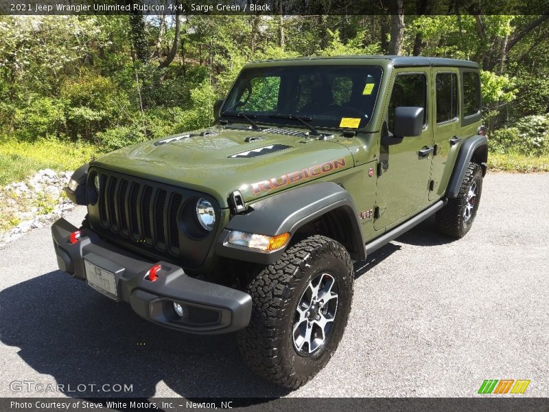 Sarge Green / Black 2021 Jeep Wrangler Unlimited Rubicon 4x4