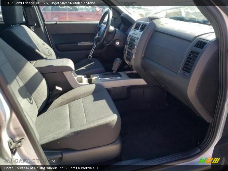 Ingot Silver Metallic / Stone 2012 Ford Escape XLT V6