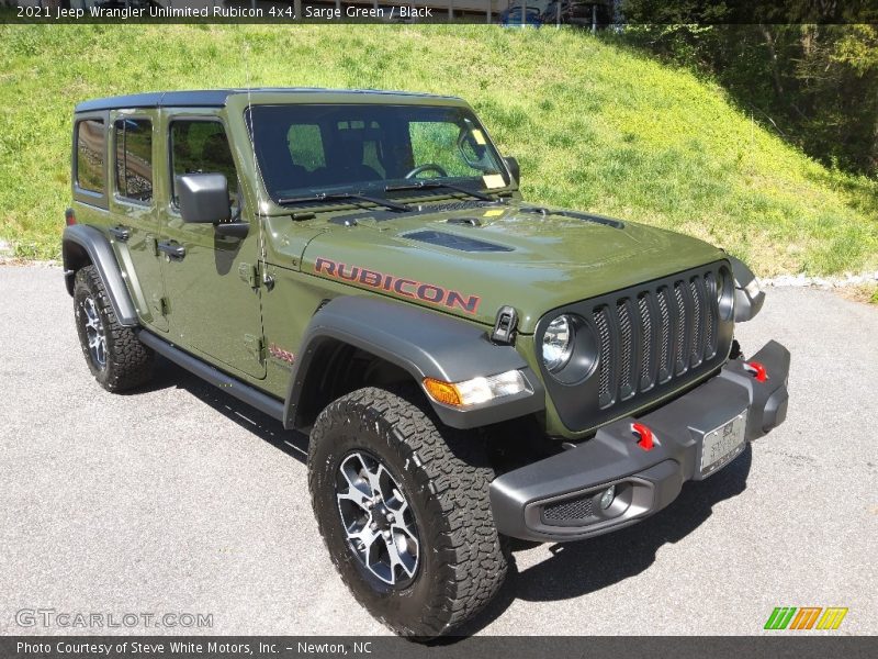 Sarge Green / Black 2021 Jeep Wrangler Unlimited Rubicon 4x4