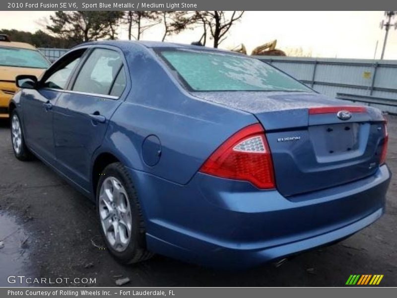Sport Blue Metallic / Medium Light Stone 2010 Ford Fusion SE V6