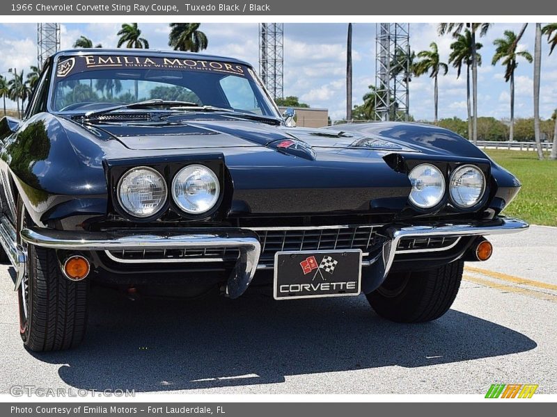 Tuxedo Black / Black 1966 Chevrolet Corvette Sting Ray Coupe