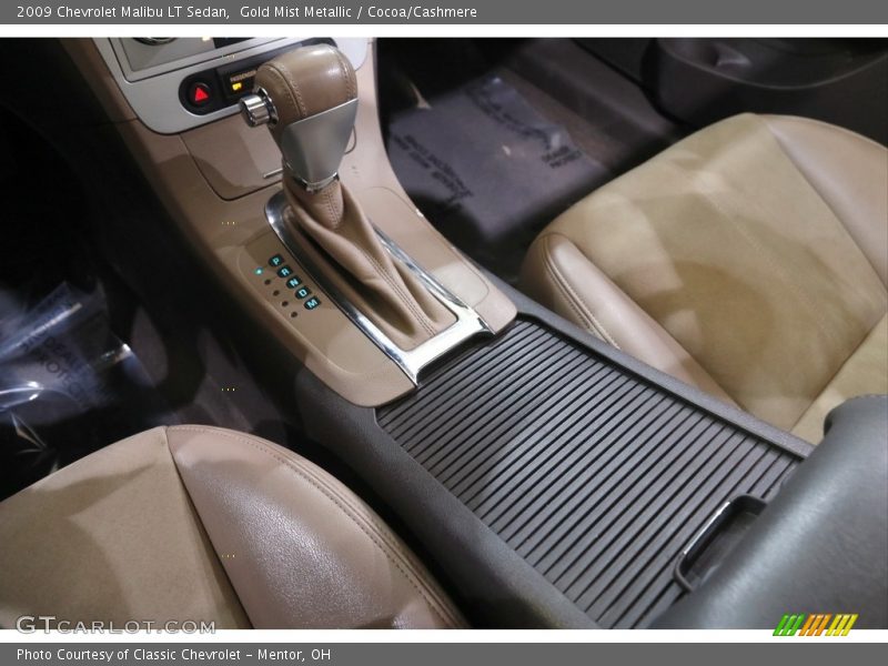 Gold Mist Metallic / Cocoa/Cashmere 2009 Chevrolet Malibu LT Sedan