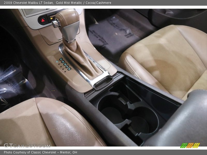 Gold Mist Metallic / Cocoa/Cashmere 2009 Chevrolet Malibu LT Sedan