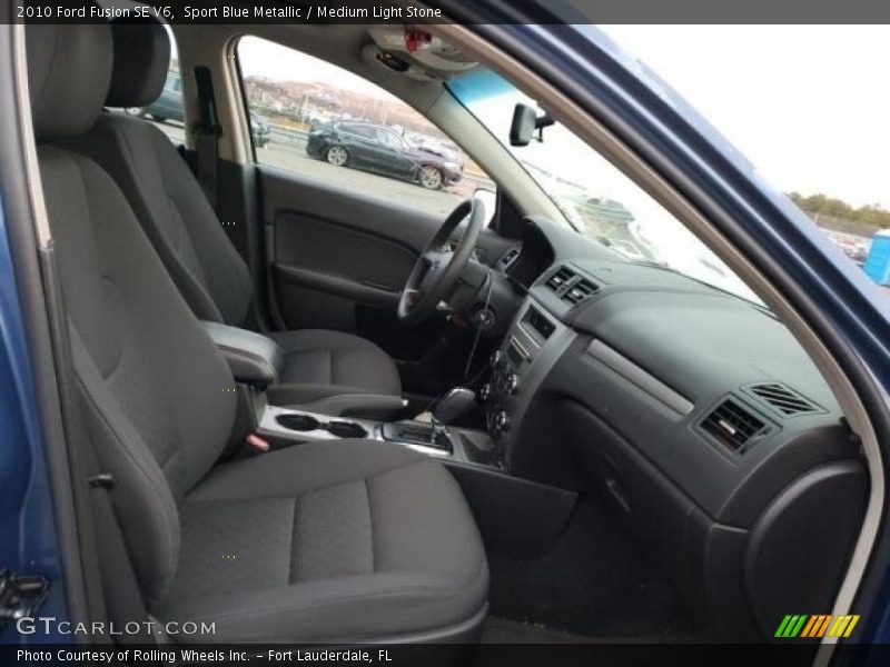 Sport Blue Metallic / Medium Light Stone 2010 Ford Fusion SE V6