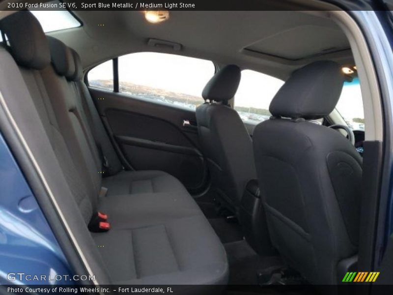 Sport Blue Metallic / Medium Light Stone 2010 Ford Fusion SE V6