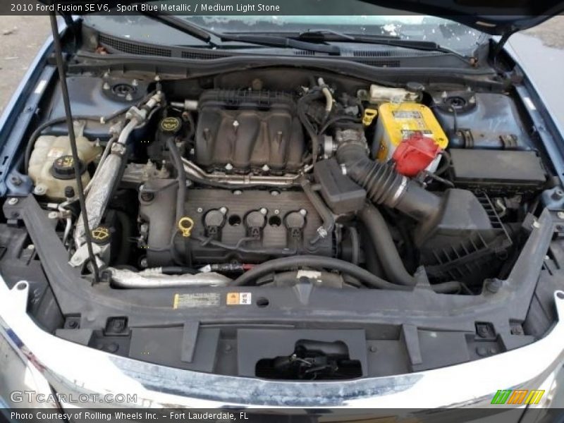 Sport Blue Metallic / Medium Light Stone 2010 Ford Fusion SE V6