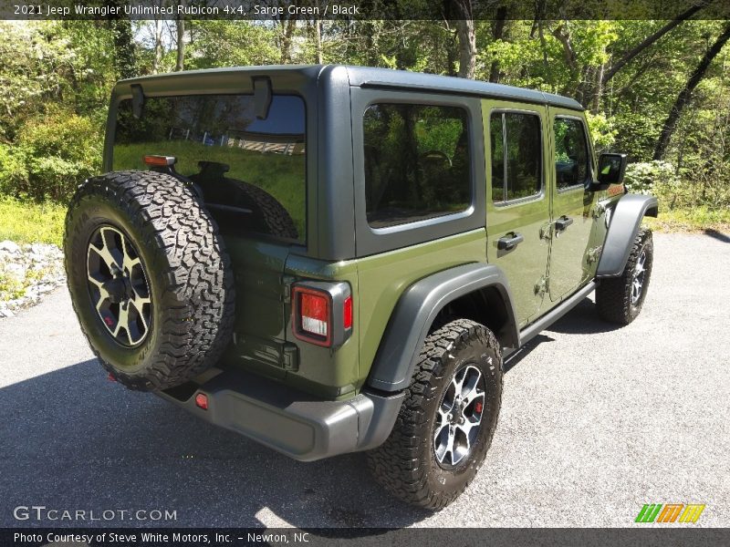 Sarge Green / Black 2021 Jeep Wrangler Unlimited Rubicon 4x4